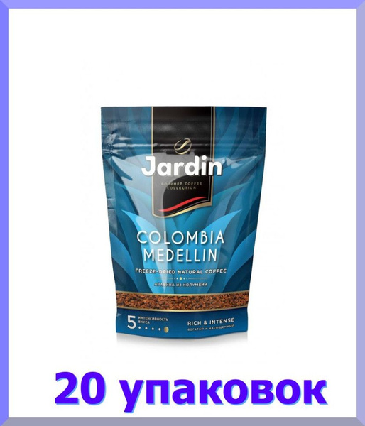 Кофе растворимый ЖАРДИН Колумбия Меделлин, 150 г. * 20 шт. - купить с ...