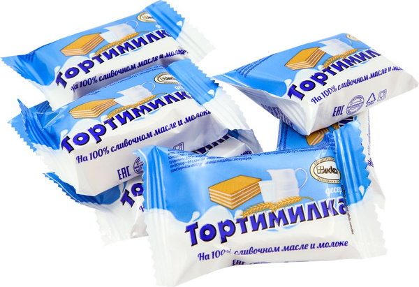 Конфеты АККОНД Тортимилка вафельный десерт вес до 250г - купить с ...