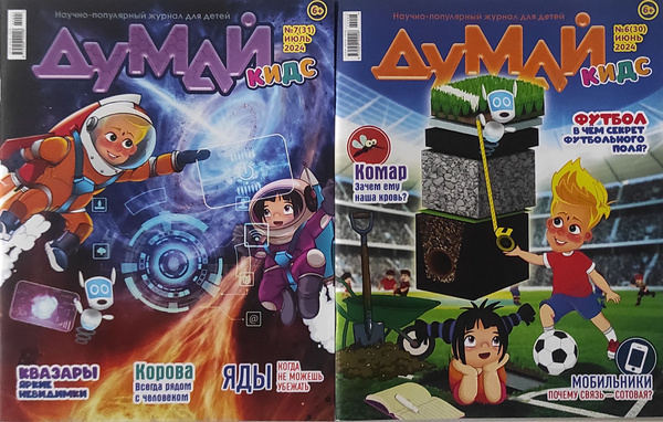Журнал "Думай кидс" Российский научно-популярный журнал для детей №6/ ...