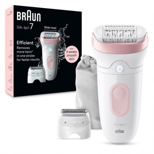 Эпилятор Braun Silk-epil 7 SE7-030, Li-ion, сухая и влажная эпиляция ...