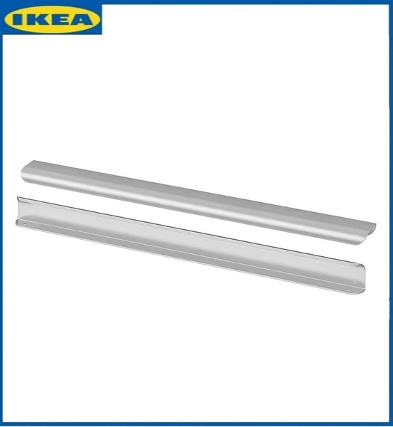 Ручка мебельная IKEA BILLSBRO БИЛЬСБРУ, 72 см, 2шт., нержавеющая сталь ...