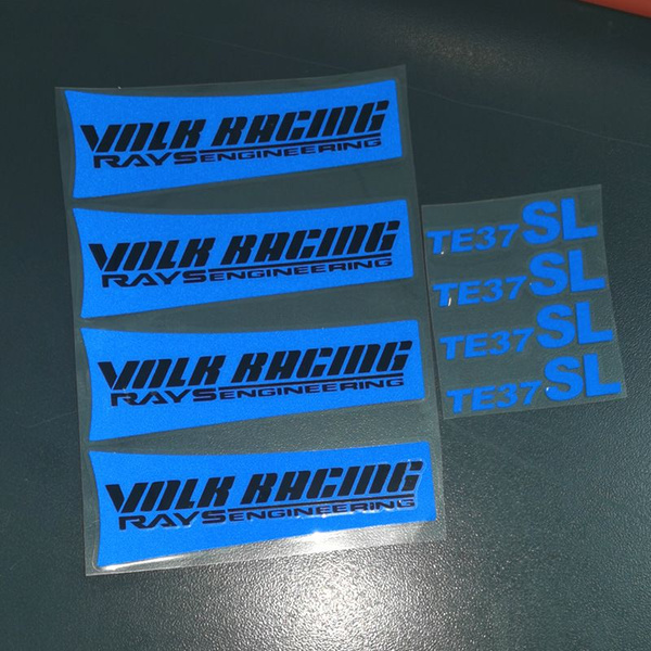 Наклейка на колесах Наклейка на колесах 4 шт Rays Volk Racing TE37SL ...