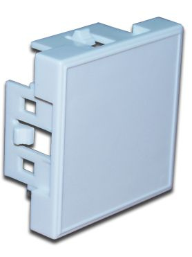 Заглушка для розетки Lanmaster LAN-SIP-23B-WH 45х45, белая - купить с ...
