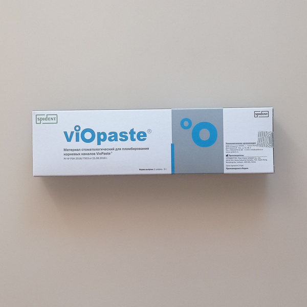 Виопаста (Viopasta) шприц 2гр. Spident. Паста для временного ...
