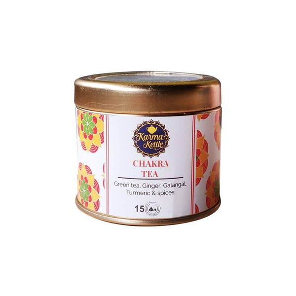 Зеленый чай с Имбирем (15 пак), Chakra Tea, Karma Kettle - купить с ...