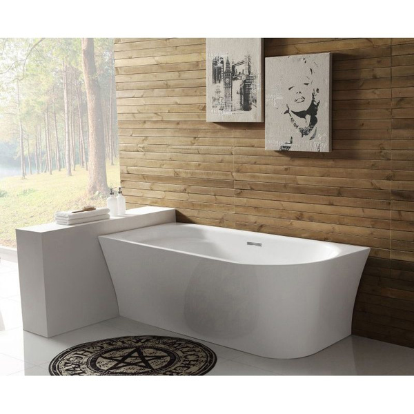 Акриловая ванна 170х80 BelBagno BB410 (L) левая + слив перелив - купить ...