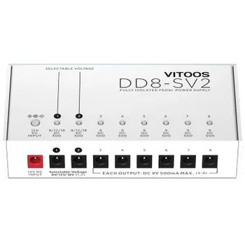 Блок питания для педали эффектов Vitoos DD8-SV2 Fully Isolated Power ...