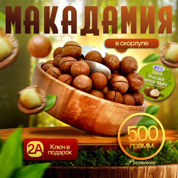 Макадамия орех в скорлупе 0,5 кг, Macad-amia Nuts купить на OZON по ...