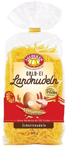 Макаронные изделия 3 Glocken лапша мелкая, 350г купить на OZON по ...