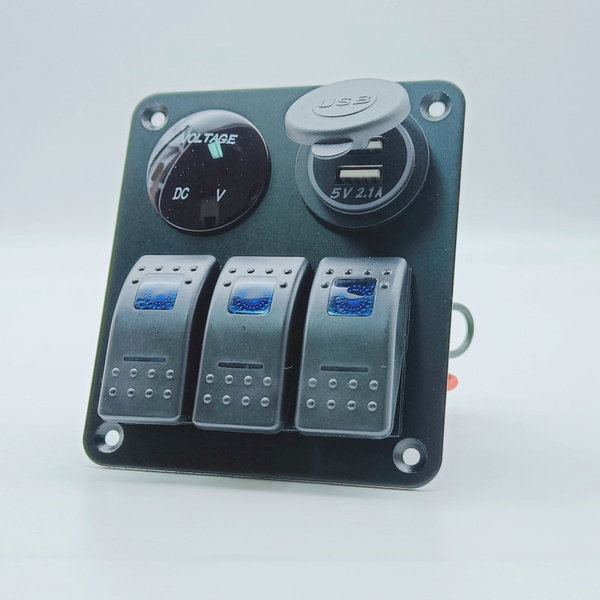 Характеристики Панель переключателей / управления приборами 12 В, в ...