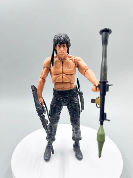 Подвижная фигурка Рэмбо (Rambo) Сильвестр Сталлоне Neca купить на OZON ...