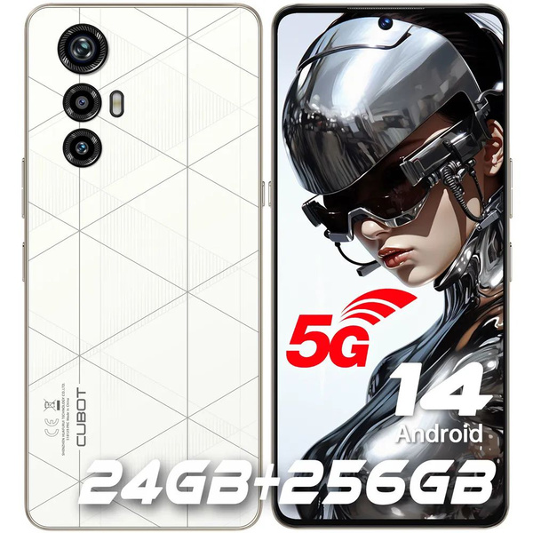 Смартфон Cubot MAX5 256 ГБ 256 ГБ 12 ГБ Белый OLED/AMOLED 2 SIM купить ...