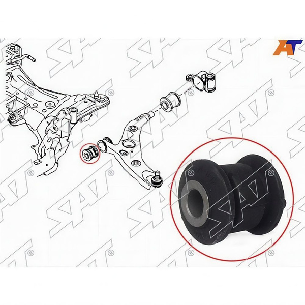 Сайлентблок рычага Mazda 3 13-19 / 6 12-