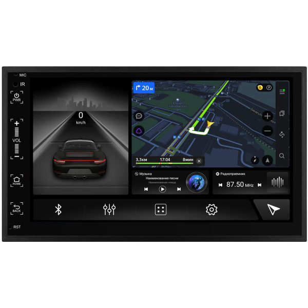 Штатная магнитола Renault Scenic 3 2009-2012 7 дюймов Canbox H-Line ...