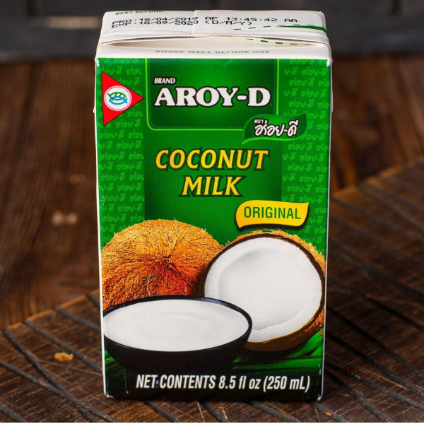 Кокосовое молоко, COCONUT MILK ORIGINAL, "AROY-D", 250 мл, Индонезия ...