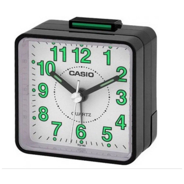 Будильник Casio TQ-140-1B купить на OZON по низкой цене (1750008364)