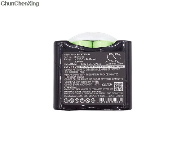 Cameron Sino CS-XRT500SL batteria 2000mAh / 4.8V / 9.6Wh