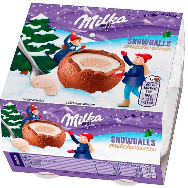 Шоколадные яйца Milka Snowballs/ Милка, 112 г купить на OZON по низкой ...