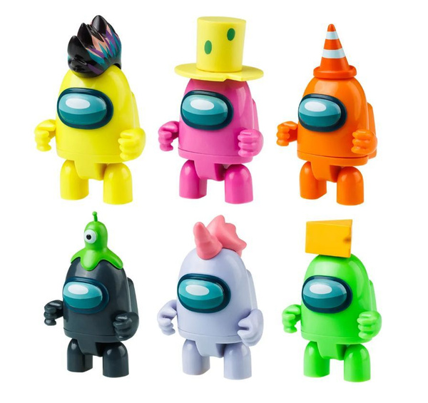Among Us Игровой набор Фигурки героев 3 серия 6 шт 6 см AU6306B купить ...