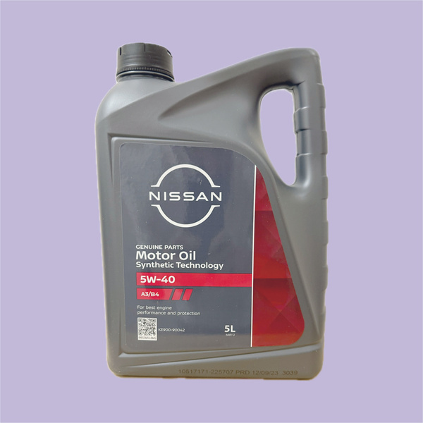 Масло моторное Gas&Oil nissan fs a3/b4 5W-40 Синтетическое 5 л KE900 ...