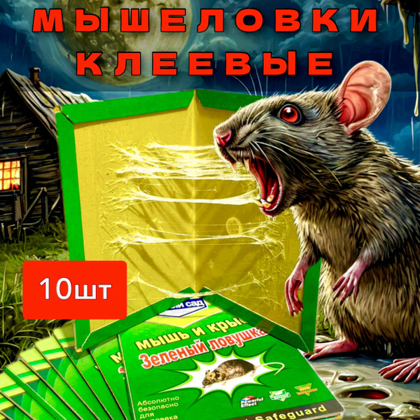 Мышеловки для мышей клеевая ловушка 10 шт купить на OZON по низкой цене ...