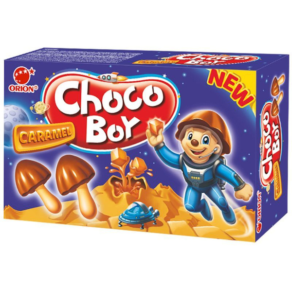 Печенье Orion Choco-Boy Caramel, 45г купить на OZON по низкой цене ...