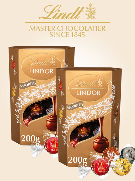 Конфеты Lindt Lindor Assorted, Линдор ассорти из 4х видов шоколада ...