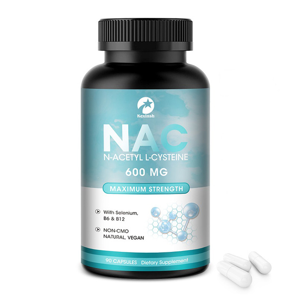 Добавка Kexinsh NAC, капсулы с N-ацетилцистеином, 600 мг, максимальная ...