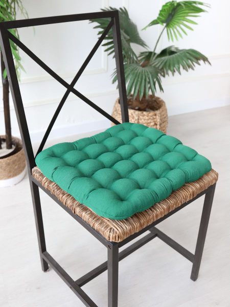 Подушка на стул С лузгой гречихи 45x50 см купить на OZON по низкой цене ...