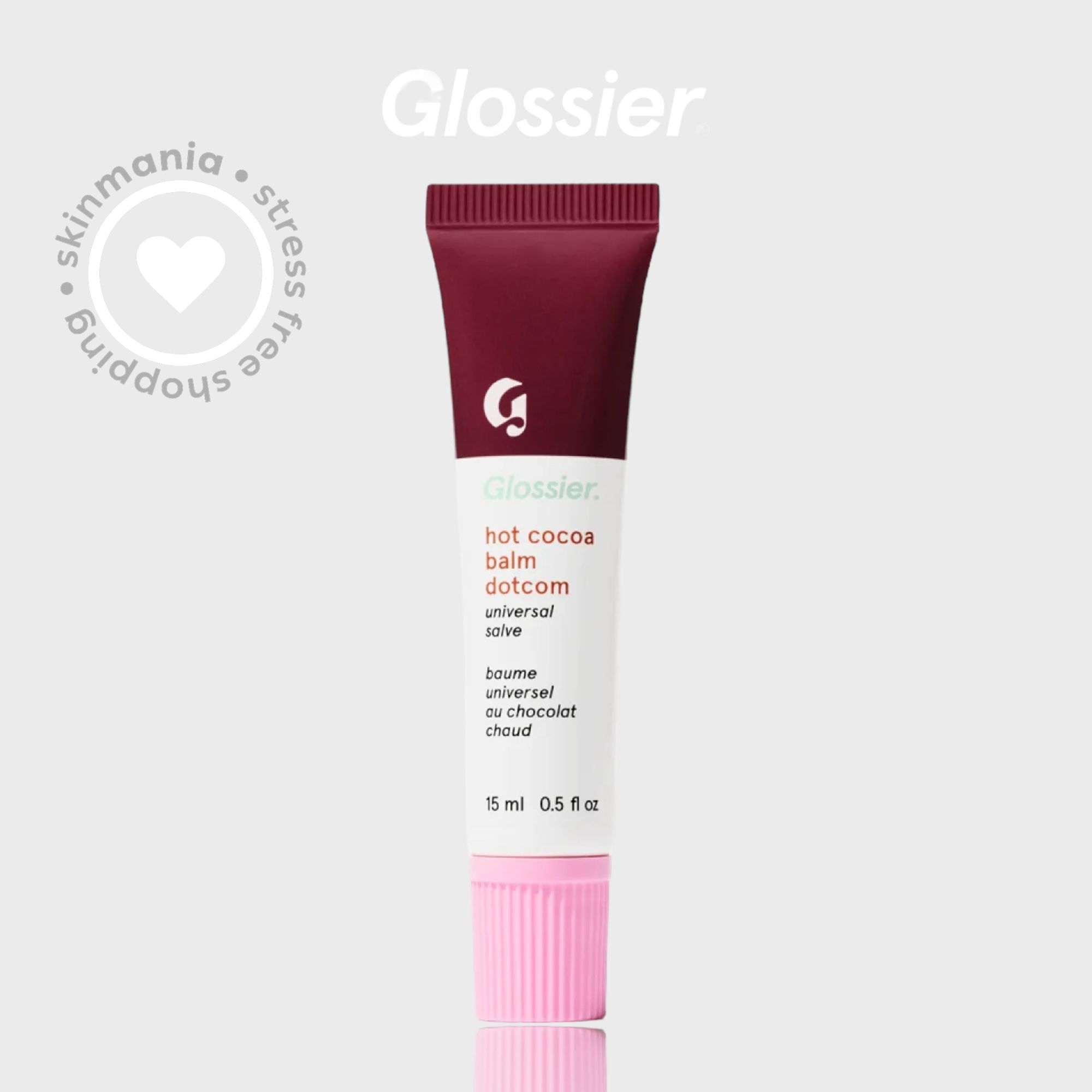 GLOSSIER Бальзам для губ 15 мл  Balm Dotcom 15 ml (hot cocoa - limited) -  купить с доставкой по выгодным ценам в интернет-магазине OZON (1372351144)