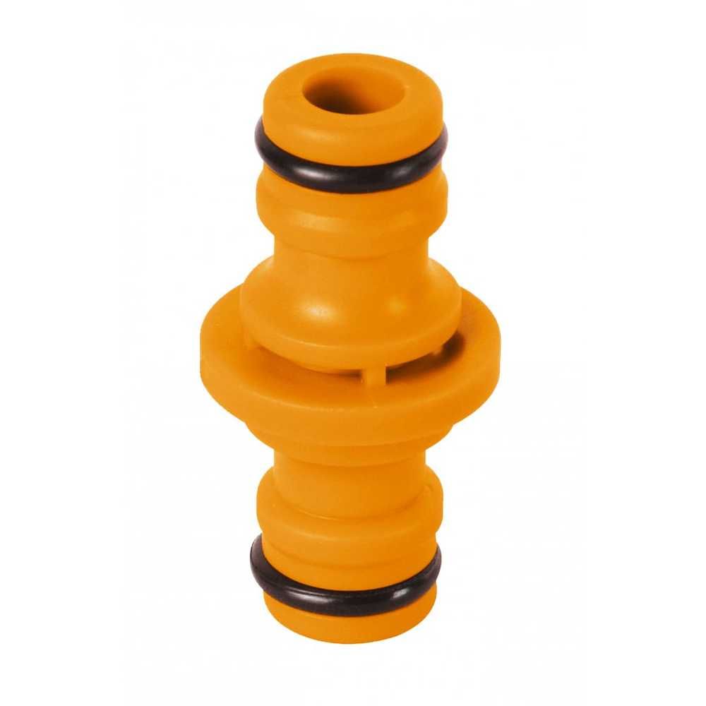 Адаптеры для шланга поливочного. Разъемы для шлангов садовых. Пластмассовые соединения для садовых шлангов. Быстросъем 1/4. Переходник соединительный для шлангов y-адаптер 3/4" (20x27mm).