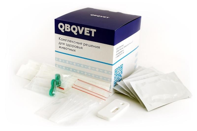 Экспресс-тест QBQVET Бешенство (Rabies Ag)