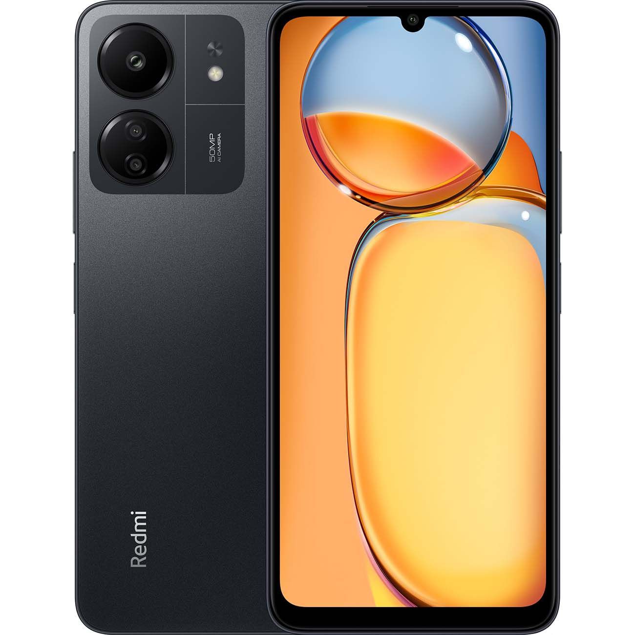 Смартфон Xiaomi Redmi 13C 4/128GB Midnight Black - купить по выгодной цене  в интернет-магазине OZON (1398923904)