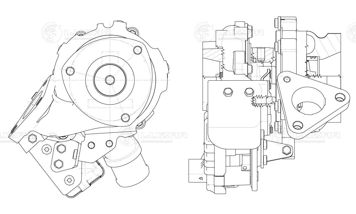 Турбокомпрессор/ Ford Transit 11>