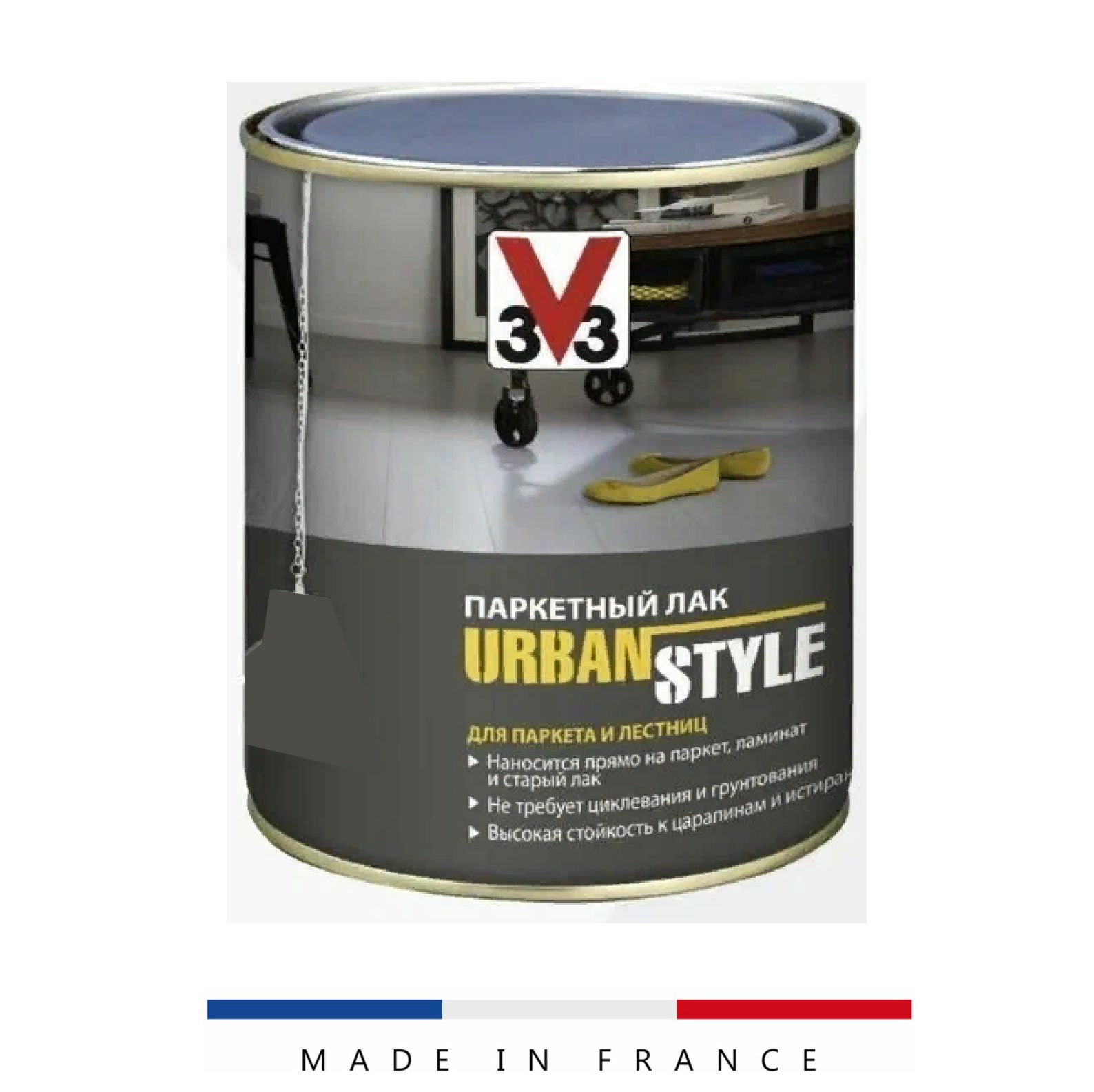 Лак Паркетный Urban style V33 серебро 0,75л