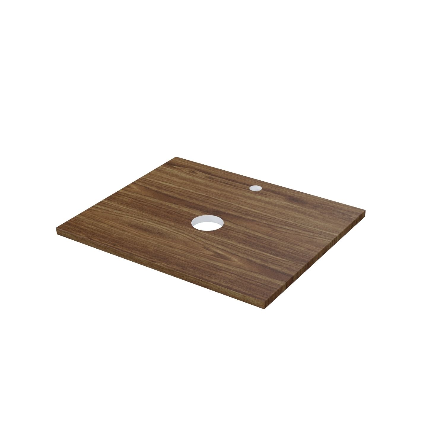 Фото товара на маркетплейсе ozon Столешница на тумбу в ванную, МДФ, 60 см, макадамия орех, Optima Home, IDDIS, OPH60BMi89