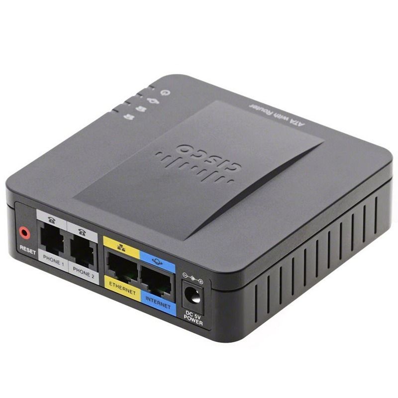 Cisco SB SPA122-XU, голосовой VoIP / SIP-шлюз (ip телефонный адаптер), 2 FXS порта