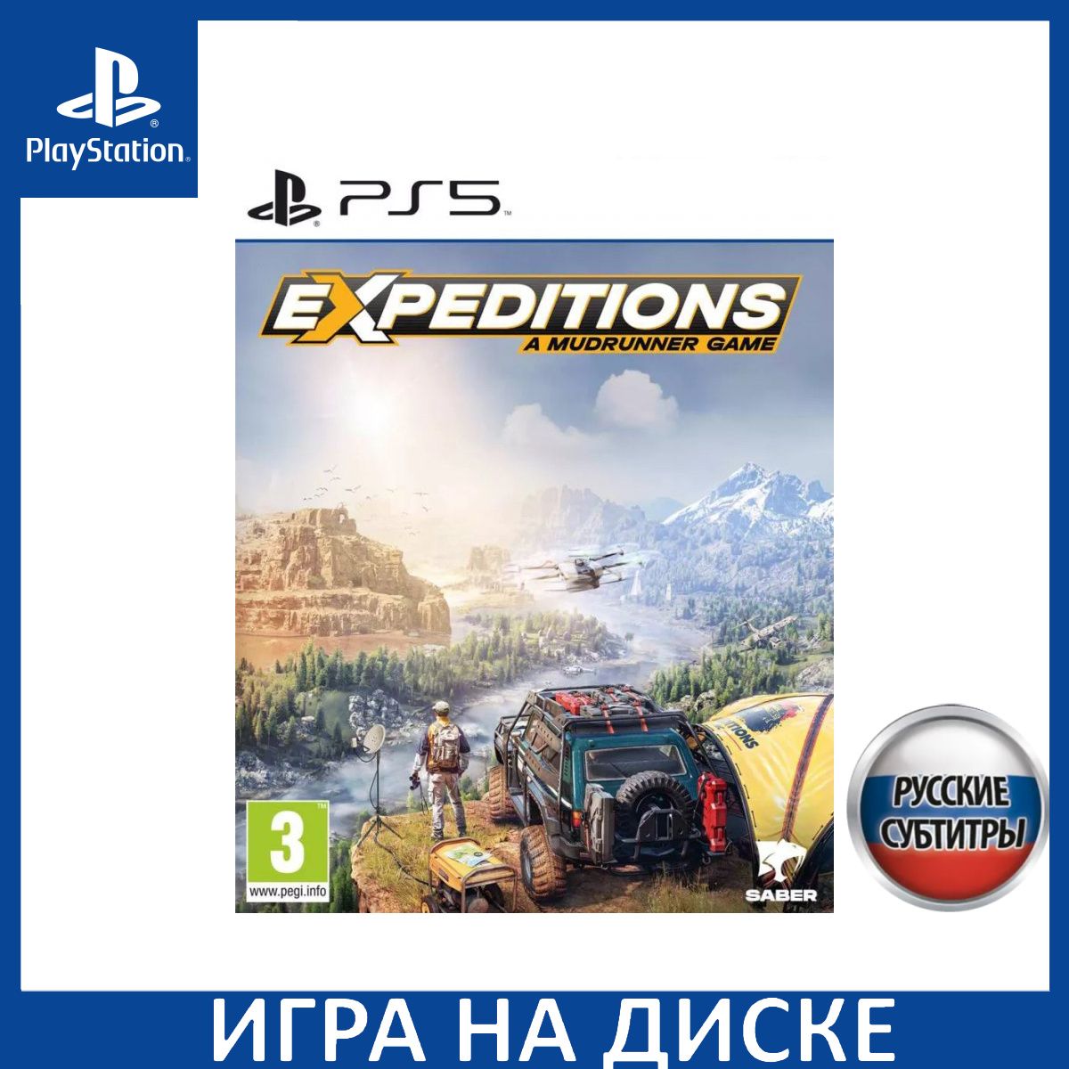 Игра Expeditions A MudRunner Game PS5 Русская Версия Диск на PlayStation 5