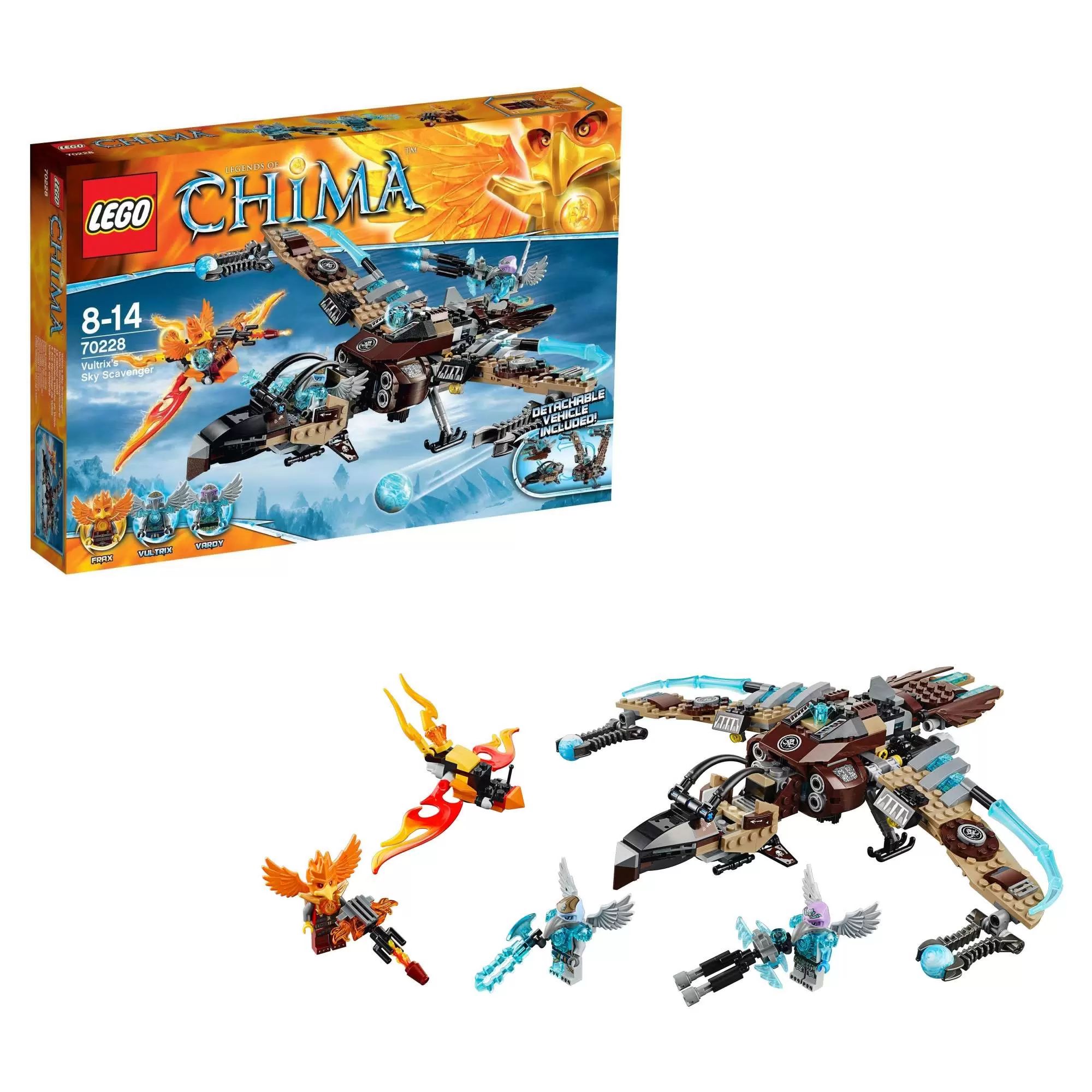 Конструктор LEGO Legends of Chima 70228 Атакующий истребитель - купить с  доставкой по выгодным ценам в интернет-магазине OZON (1466823177)