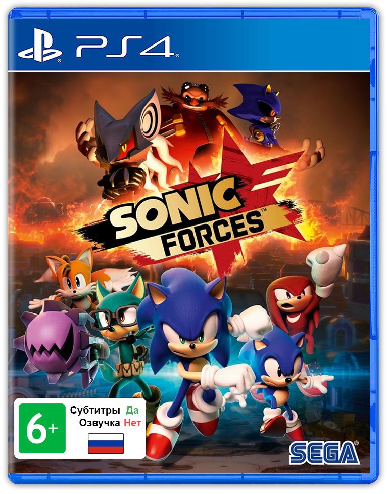 Игра SONIC FORCES (PlayStation 5, PlayStation 4, Русские субтитры)