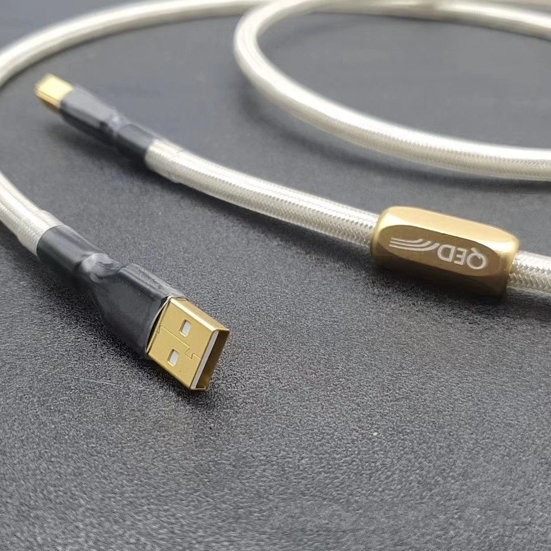 QEDКабельдляподключенияпериферийныхустройствUSB2.0Type-A/USB2.0Type-B,2м,белый