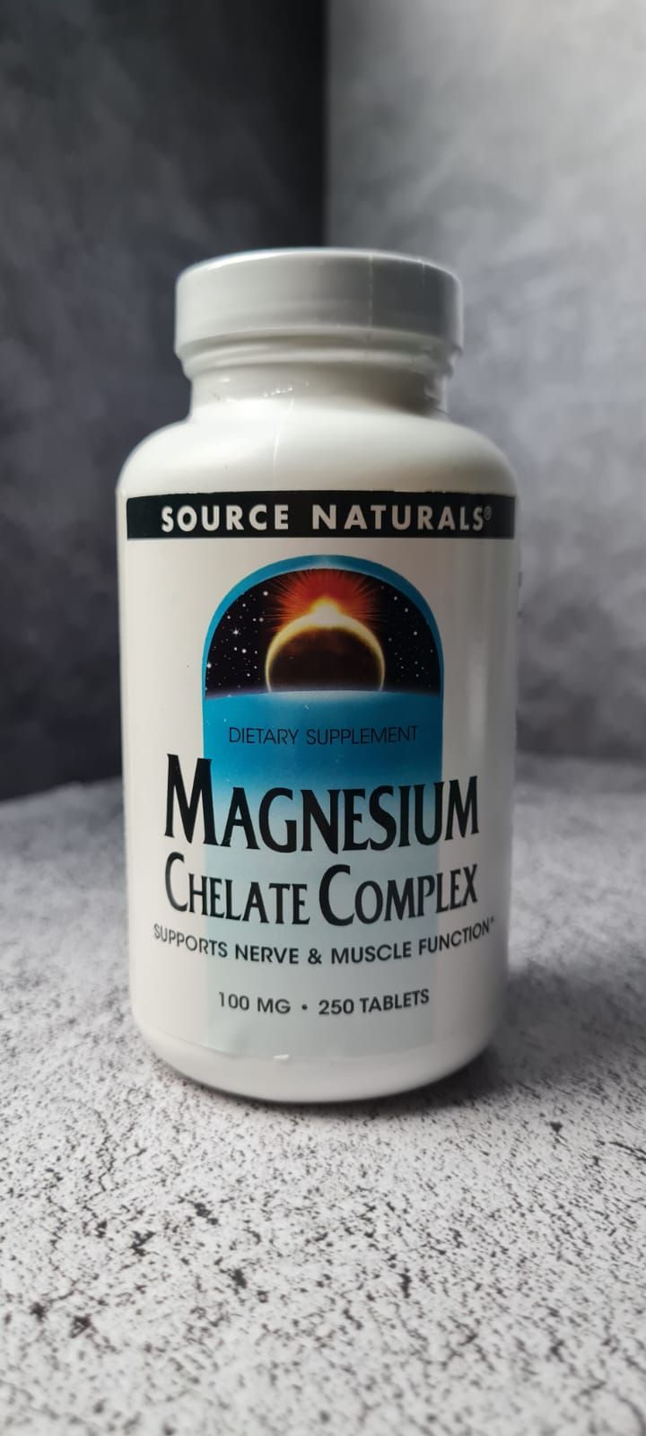 Source Naturals Magnesium Chelate 100 mg 250 tablets Магний хелат 100 мг 250 таблеток