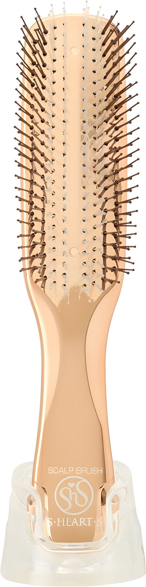 Расческа Scalp Brush Gold с длинной ручкой, розовое золото (1шт) / S-HEART-S / Scalp Brush Gold 1 /