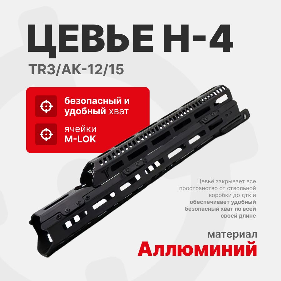 Цевье Н-4 на TR3/АК-12/15, Тактические Идеи