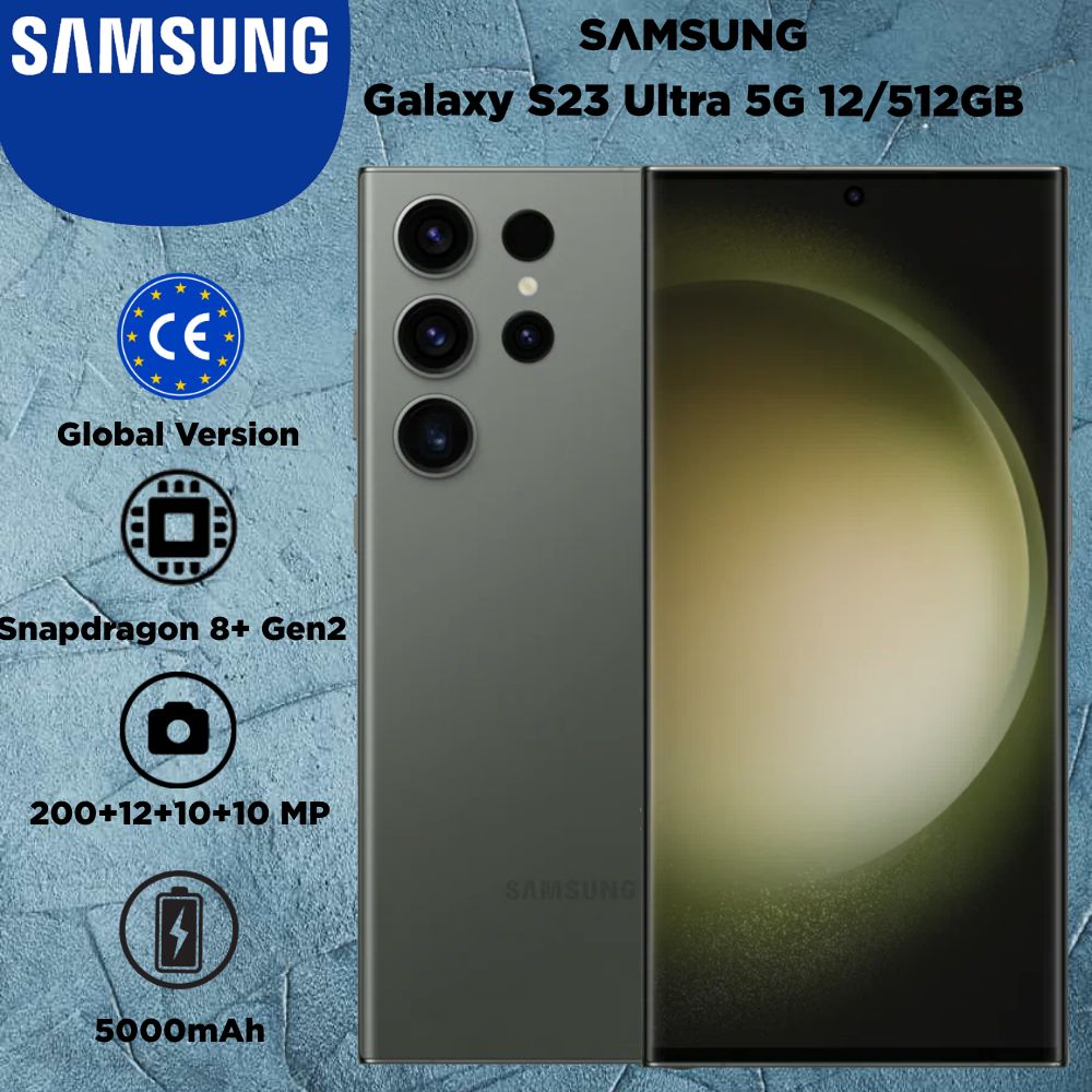 SamsungСмартфонGalaxyS23UltraGlobal12/512ГБ,зеленый