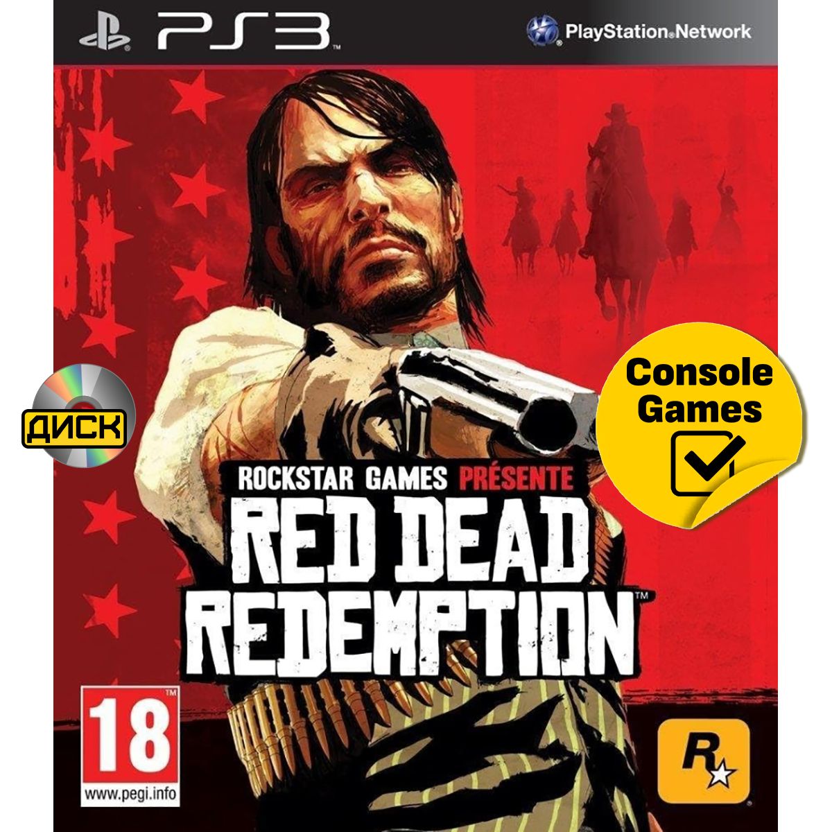 PS3 Red Dead Redemption (английская версия). Товар уцененный