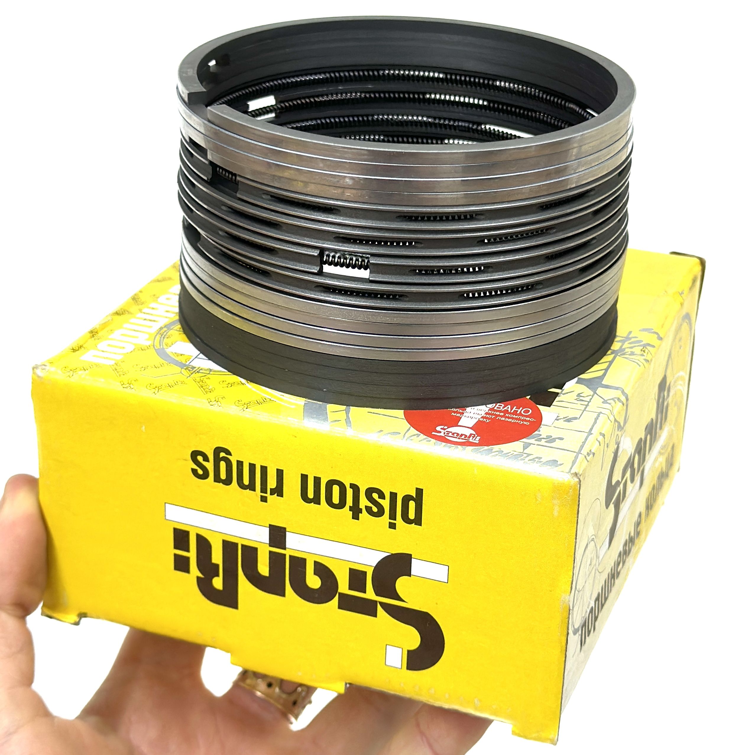 Кольца Т-40, Д-144 поршневые (4-ти канавочный, 16 колец) (105,0 мм) (Д-120, Д-130, Д21А)