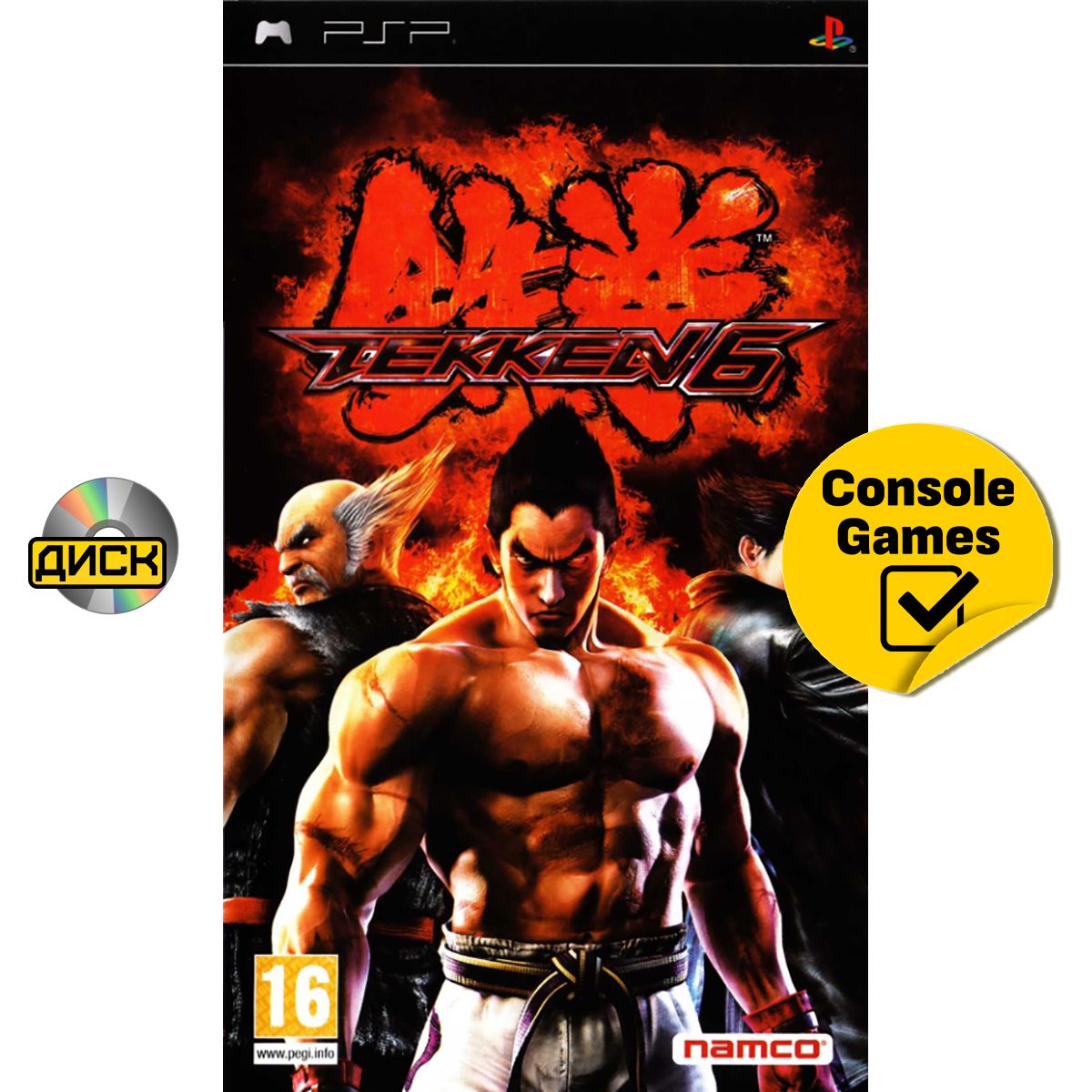 Игра PSP Tekken 6 (английская версия) (PlayStation Portable (PSP), Английская версия)