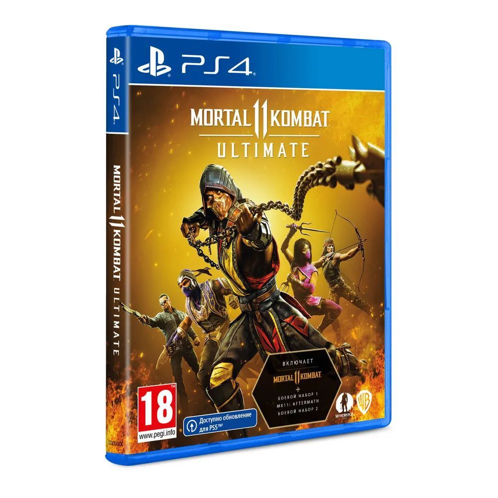 Игра Mortal Kombat 11 PS4 (PlayStation 4, Русские субтитры)