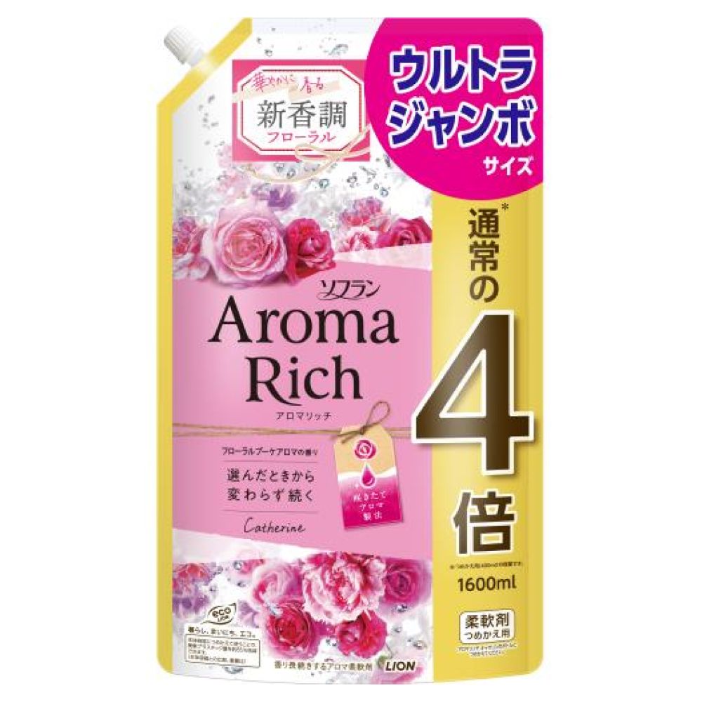 Кондиционер для белья LION Aroma Rich Catherine 1600мл